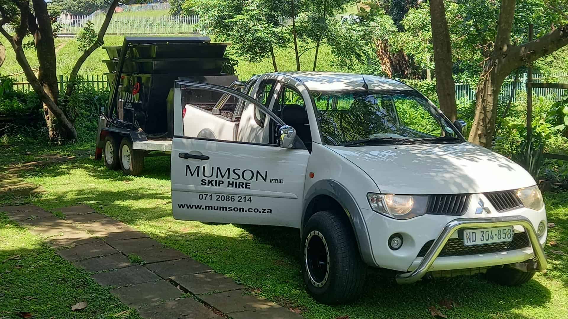 Mumson skip ready for delivery
